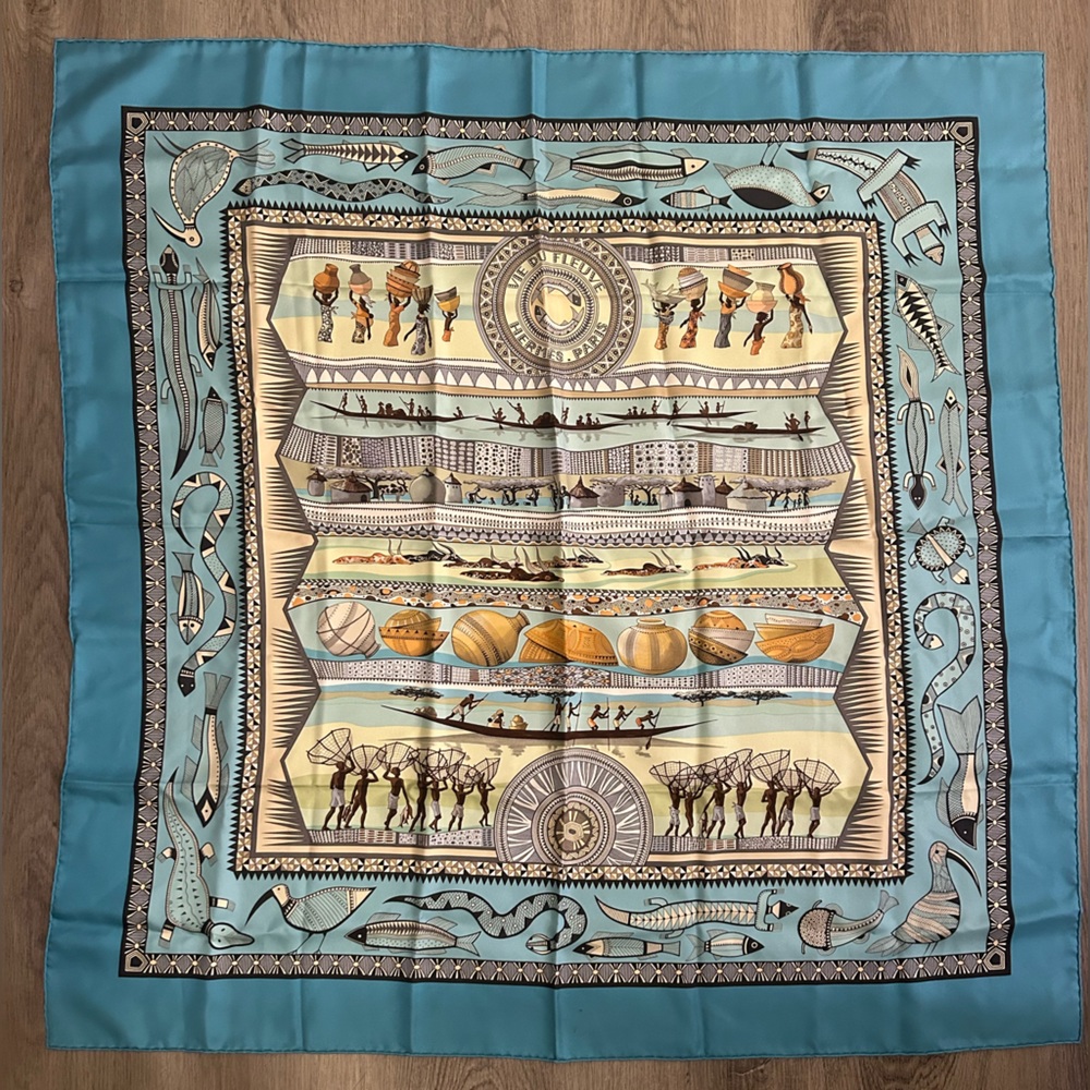 Hermes Silk Scarf